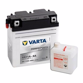 Varta 012 014 008 MC batteri 6 volt 11Ah (+pol til høyre)